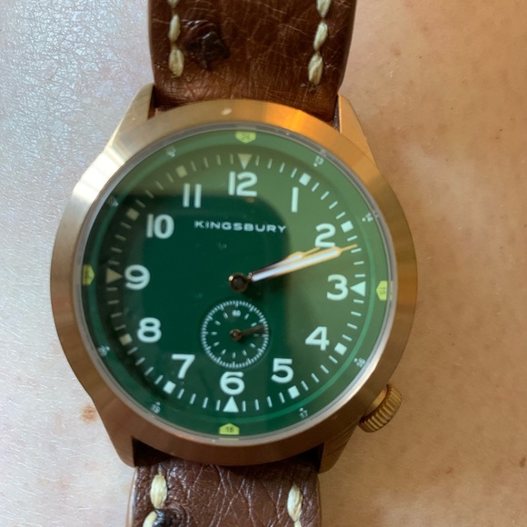 Men's green face Kingsbury platoon watch